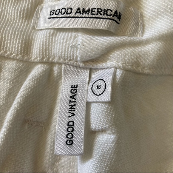 BNWT Good American WHITE Straight Leg Jeans Size 18 - Picture 5 of 15